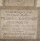 Frances Genevieve Kokernot Dilworth Headstone